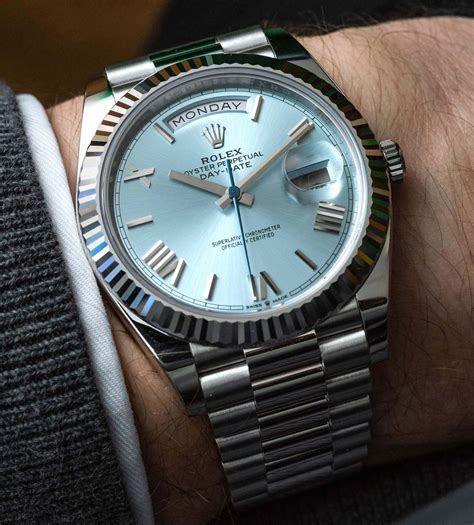 rolex day-date 40 uhr platin 228206 gewicht|rolex day date 40 platinum.